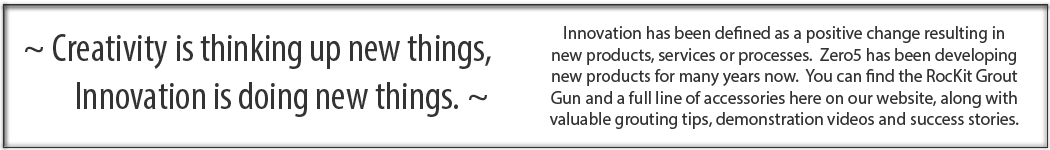 Grout Gun by Zero5 Innovations