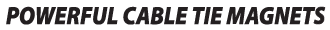 ZippMag Powerful Neodymium Cable Tie Magnets